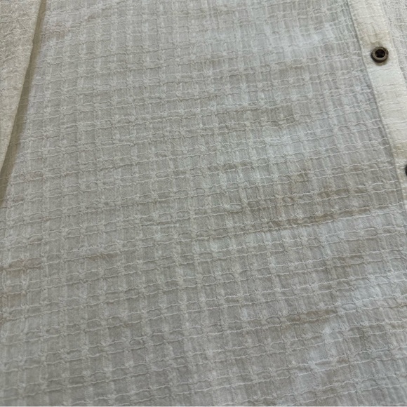 NEW! Knox Rose White Blouse, Button Down, Popover, Cottagecore, Textured, XL - Picture 2 of 11